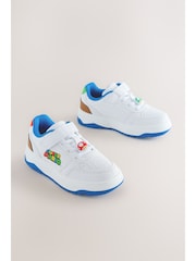 White Mario Elastic Lace Trainers - Image 5 of 10