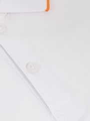 Reiss White Crypto McLaren F1 Team Cotton Polo Shirt - Image 8 of 9