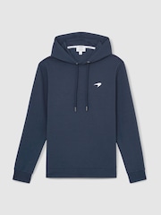 Reiss Airforce Blue Apex McLaren F1 Team Interlock Hoodie - Image 2 of 8