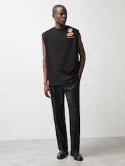 Reiss Black Racer McLaren F1 Team Logo Vest - Image 3 of 8