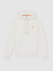 Reiss White Apex McLaren F1 Team Interlock Hoodie - Image 2 of 7