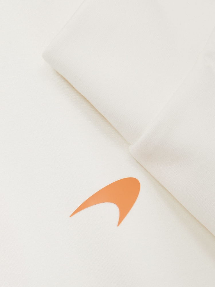 Reiss White Apex McLaren F1 Team Interlock Hoodie - Image 7 of 7