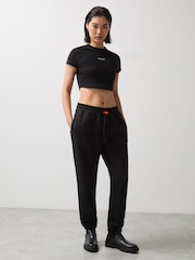 Reiss Black Ryder McLaren F1 Team Drawstring Joggers Unisex Fit - Image 4 of 7