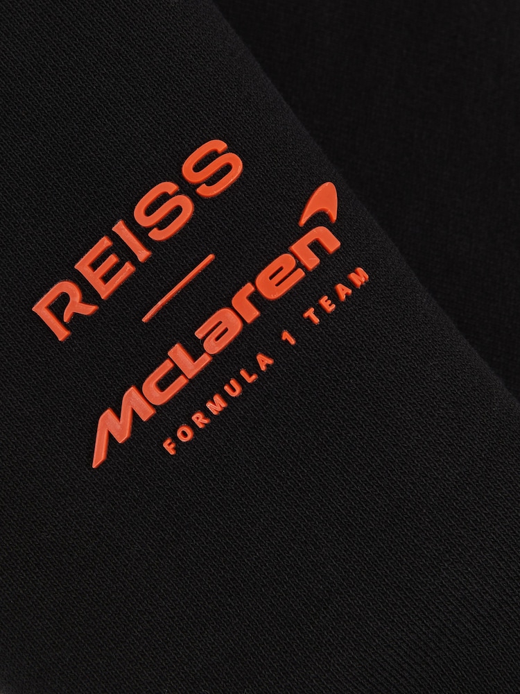 Reiss Black Ryder McLaren F1 Team Drawstring Joggers Unisex Fit - Image 6 of 7