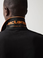 Reiss Black Crypto McLaren F1 Team Cotton Polo Shirt - Image 4 of 9