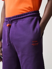 Reiss Purple Knox McLaren F1 Team Drawstring Shorts - Image 4 of 8