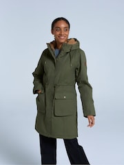 Animal Green Agnes Womens Borg Lined Parka Jacket - Image 2 of 4