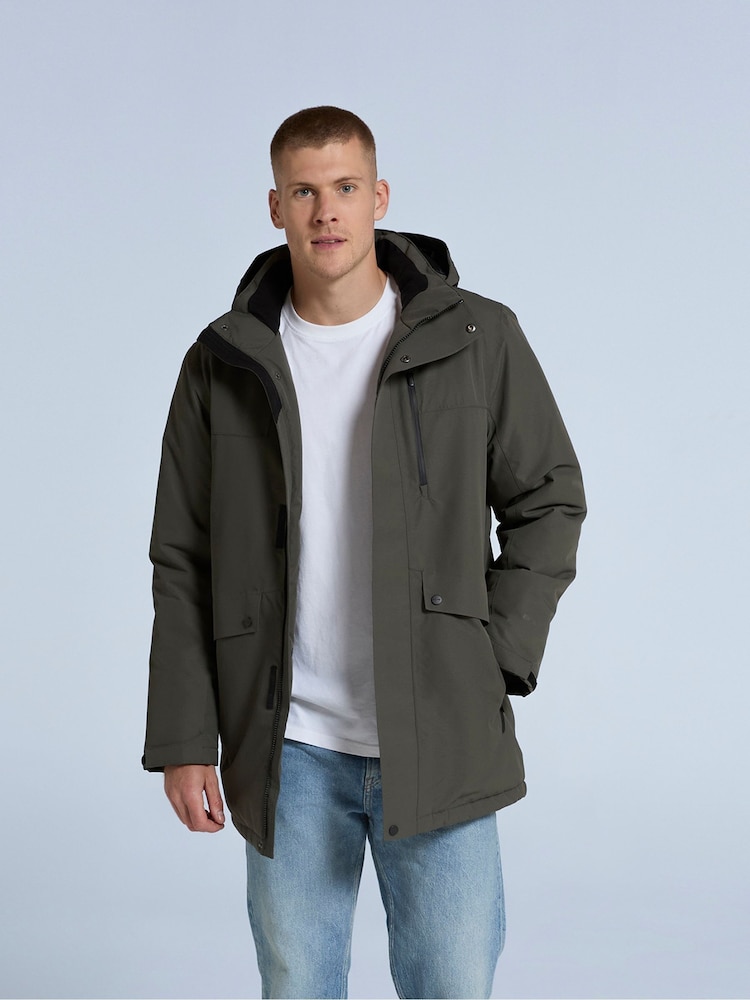 Animal Green Lisbon Mens Waterproof Parka Jacket - Image 2 of 4