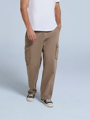 Animal Brown Dusk Mens Cargo 100% Cotton Trousers - Image 2 of 4