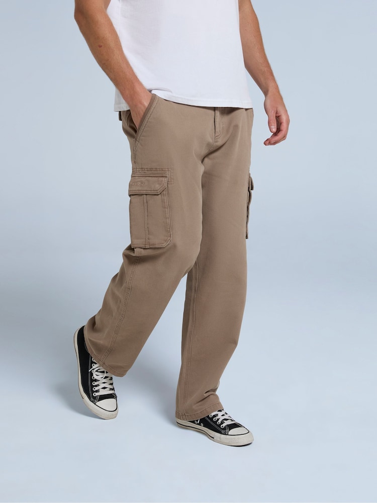 Animal Brown Dusk Mens Cargo 100% Cotton Trousers - Image 4 of 4