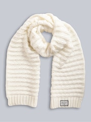 Animal Cream Ashley Women's Knit Winter Scarf - Image 1 of 4