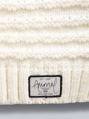 Animal Cream Ashley Women's Knit Winter Scarf - Image 3 of 4