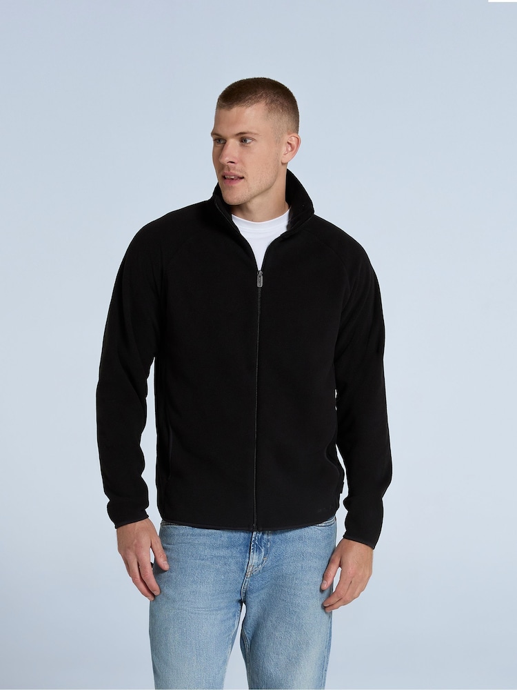 Animal Black Mens Stockholm Full-Zip Fleece - Image 3 of 4