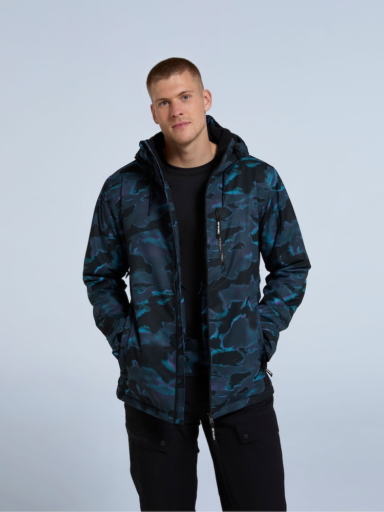 Animal Blue Laxx Mens Printed Snow Jacket - Image 3 of 4