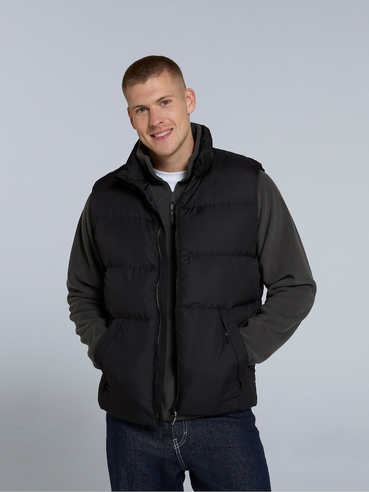 Animal Black Haworth Mens Padded Gilet - Image 1 of 4