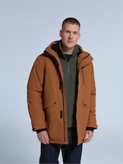 Animal Brown Lisbon Mens Waterproof Parka - Image 3 of 4