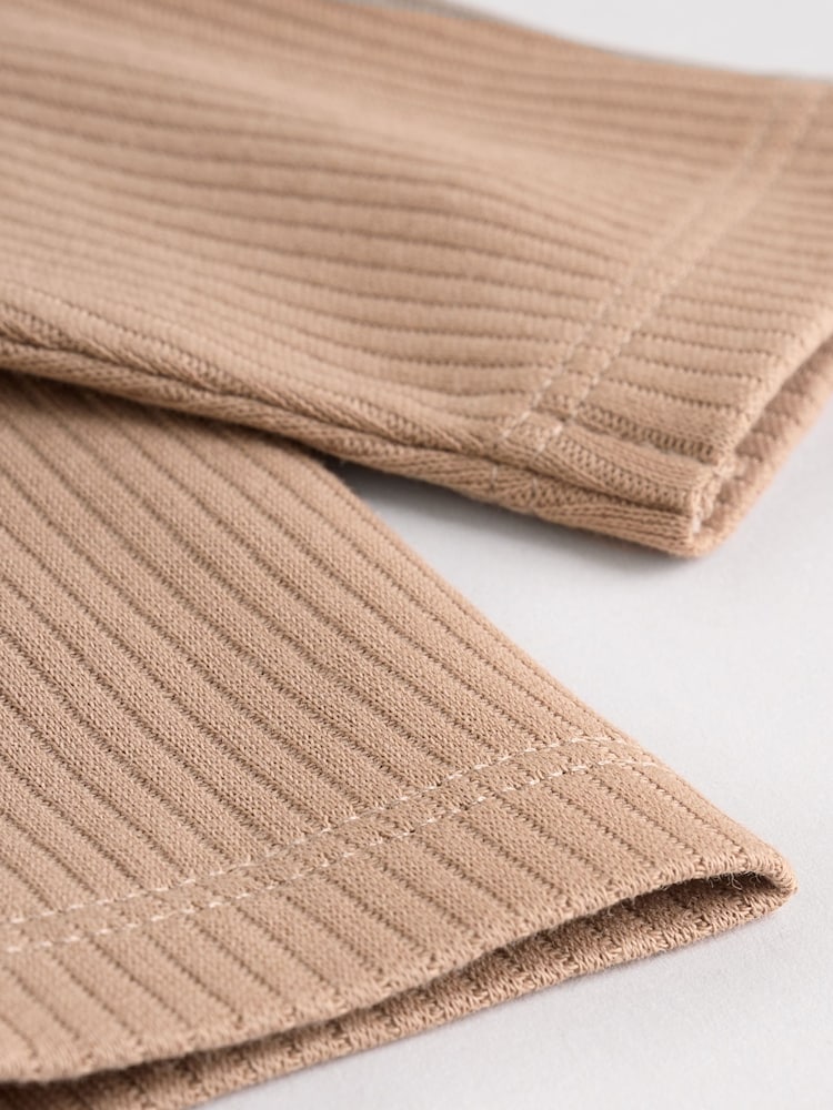 Cream Baby Long Sleeve Bodysuits 5 Pack - Image 15 of 15
