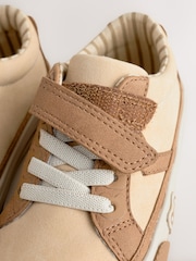 Brown Bear Standard Fit (F) Touch Fastening Elastic Lace Trainers - Image 6 of 6