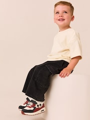Red Mickey Mouse Elastic Lace Trainers - Image 2 of 7