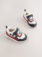 Red Mickey Mouse Elastic Lace Trainers - Image 3 of 7