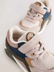 Neutral/Green Elastic Lace Trainers - Image 3 of 5