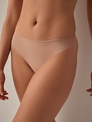 Black/White/Praline Nude Thong No VPL Lace Back Briefs 3 Pack - Image 3 of 13