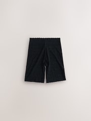 Black Shaping Stretch Lace Thigh Smoother Shorts - Image 1 of 3