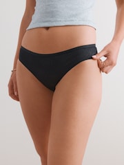 أسود شكل جلد حمار وحشي - No VPL Zebra Print Knickers 2 Pack - صورة 2 من 10