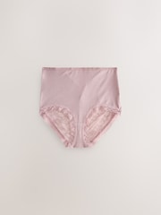 Green Floral Print/Berry Full Brief Full Brief Modal Ultimate Comfort Lace Knickers 4 Pack - Image 7 of 10