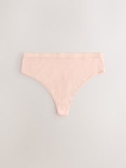 Pastell - Baumwollreiche Muschelsaum-Slips, 4er-Pack - Bild 5 von 10