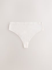 Pastell - Baumwollreiche Muschelsaum-Slips, 4er-Pack - Bild 8 von 10