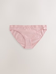 Pastel Scallop Logo High Leg Cotton Logo Knickers 4 Pack - Image 7 of 10