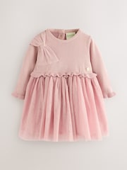 Baker by Ted Baker Knitted Glitter Mesh Mockable Dress - Image 1 of 7