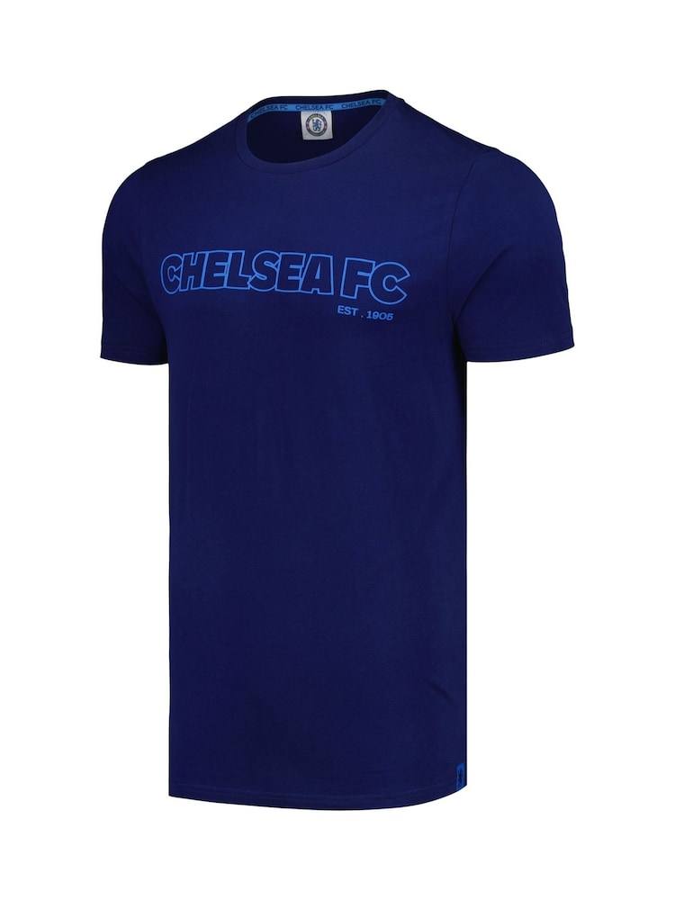 Fanatics Blue Chelsea Short Lounge Set - Image 2 of 3 Fanatics Blue Chelsea Short Lounge Set - Image 2 of 3