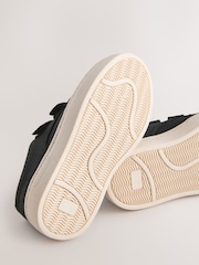 Black Standard Fit (F) Touch Fastening Brogues Shoes - Image 5 of 5