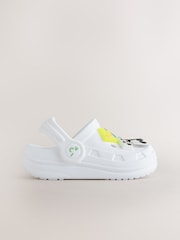 White Happy Face Character Clogs - Image 3 of 6