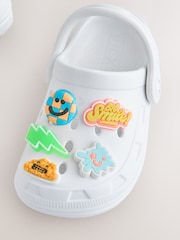 White Happy Face Character Clogs - Image 4 of 6