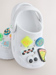 White Happy Face Character Clogs - Image 5 of 6