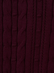 Adrianna Papell V-Neck Pointelle Long Sleeve Sweater - Image 7 of 7