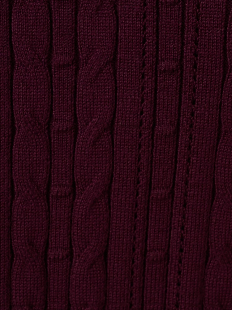 Adrianna Papell V-Neck Pointelle Long Sleeve Sweater - Image 7 of 7