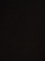 Adrianna Papell V-Neck Solid Twofer Black Sweater With Lace Combo - Image 7 of 7