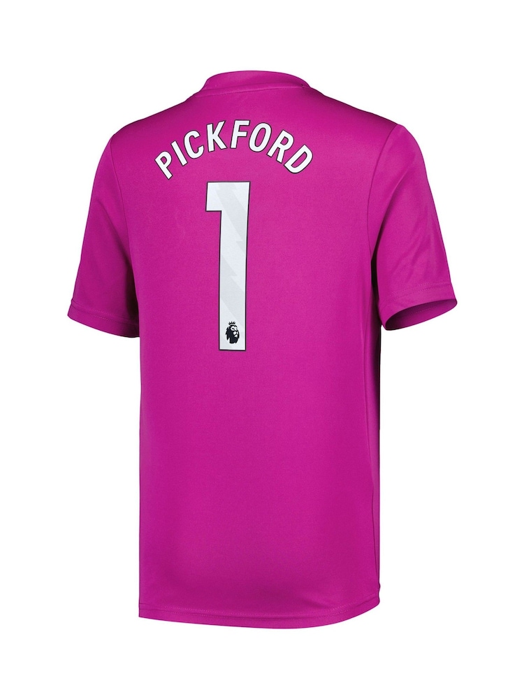 Castore Purple Kids Everton Third Goalkeeper Shirt 2024-25 Pickford 1 - Image 3 of 3
