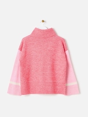 Oliver Bonas Strickpullover mit Rollkragen und Farbblock-Design - Bild 4 von 8