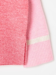 Oliver Bonas Strickpullover mit Rollkragen und Farbblock-Design - Bild 7 von 8