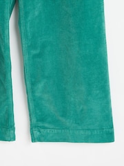 Oliver Bonas Green Corduroy Wide Leg Trousers - Image 7 of 7