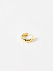 Oliver Bonas Gold Tone Mellina Textured Ear Cuff - Image 1 of 3