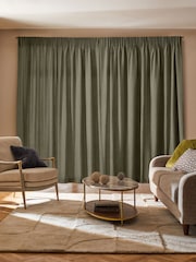 Olive Green Nikki Made to Measure Curtains - Image 2 of 10