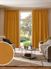 Ochre Yellow Nikki Made to Measure Curtains - Image 1 of 10