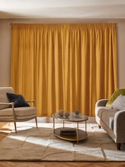 Ochre Yellow Nikki Made to Measure Curtains - Image 2 of 10