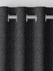 Ink Blue Paras Made to Measure Curtains - Image 7 of 9